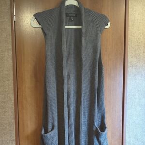Halogen Charcoal Knit Cardigan